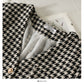Korean retro three button short thousand bird lattice small suit for women  2087
