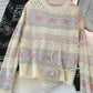 Pull creux à manches longues pour femme 1584