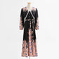 High end fairy long skirt is thin and cold, broken flower skirt is bottomed  2435