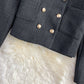Small fragrance coat women's new short style temperament  1640
