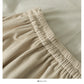 Hong Kong style retro high waist medium length casual A-line skirt  2574