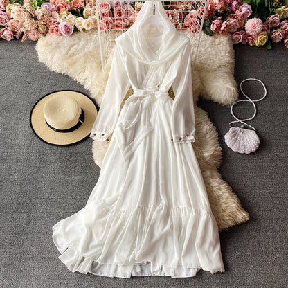 Robe en mousseline à grande jupe 3028