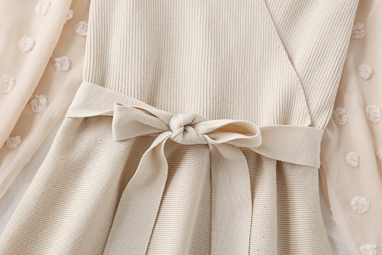 Small fragrance skirt, children's French retro, slim waist  2164