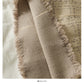 Slim Plaid medium length skirt with tassel Knit Skirt  2586