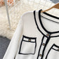 Jolis hauts en tricot cardigan pull en tricot 1486