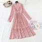 New style with long coat and French pleated skirt inside  2401