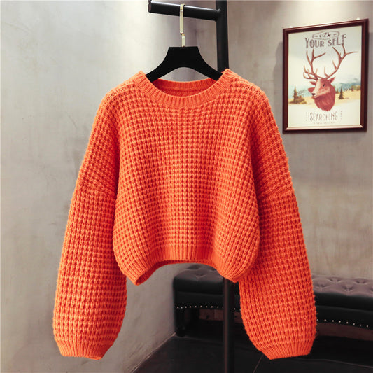 Pull simple à manches longues et col rond 1476
