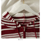 Cardigan à capuche avec cordon de serrage et fermeture éclair pour femme, pull fin à rayures coréennes, 2015