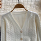 Nouveau manteau pull col V ample et paresseux pour femme 1621