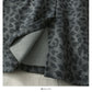 Korean retro split mid length leopard pattern versatile skirt  2635