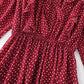 French retro wave point long skirt fairy super fairy series  2298