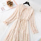 French retro, loose and thin, with a long skirt at the bottom  2370