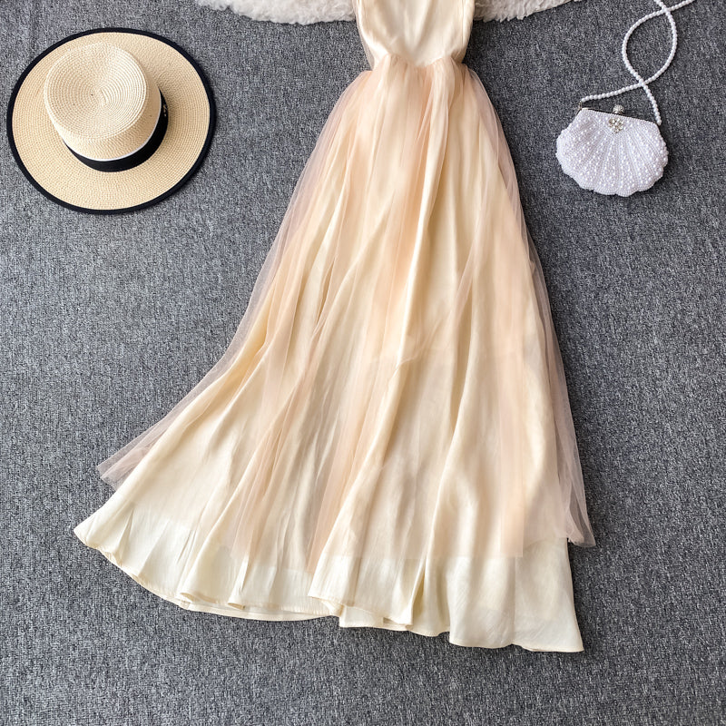 Sexy V-Ausschnitt mit offener Taille, schmales, ärmelloses Strapskleid 3406