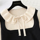 Bottom skirt lotus leaf collar French retro Hepburn tea break small black skirt  2399
