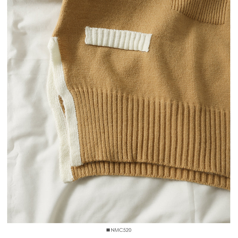 Pull col V ample et fin à rayures colorées coréennes pour femme 2000