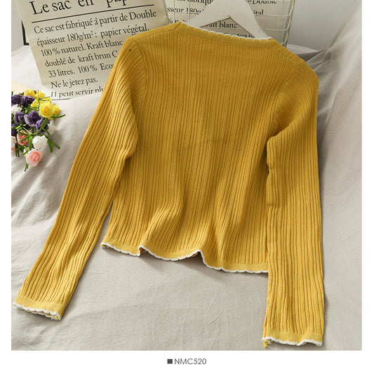 Pull slim à rayures verticales 1704