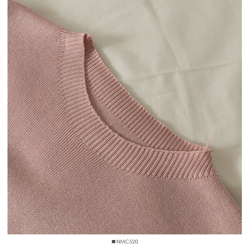 Pull à manches longues en maille cousue en trois dimensions avec motif papillon pour femme 2049