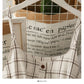 Simple plaid suspender belt slim suspender skirt 2701