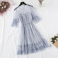 Popular wisdom smoked French Platycodon grandiflorum French bottom mesh skirt  2141