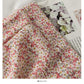 Hong Kong style retro floral high waist slim casual skirt  2637
