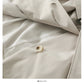 Han Fan loose and thin medium length double breasted solid coat  2085