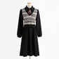 Gilet manteau robe en velours côtelé 2334
