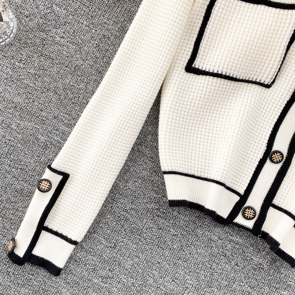Jolis hauts en tricot cardigan pull en tricot 1486