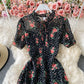 Elegant temperament, slim waist, long skirt over knee  3294