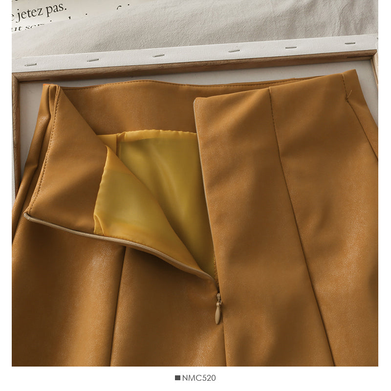 Korean fashion skirt women show thin high waist temperament Hip Wrap short skirt  2663