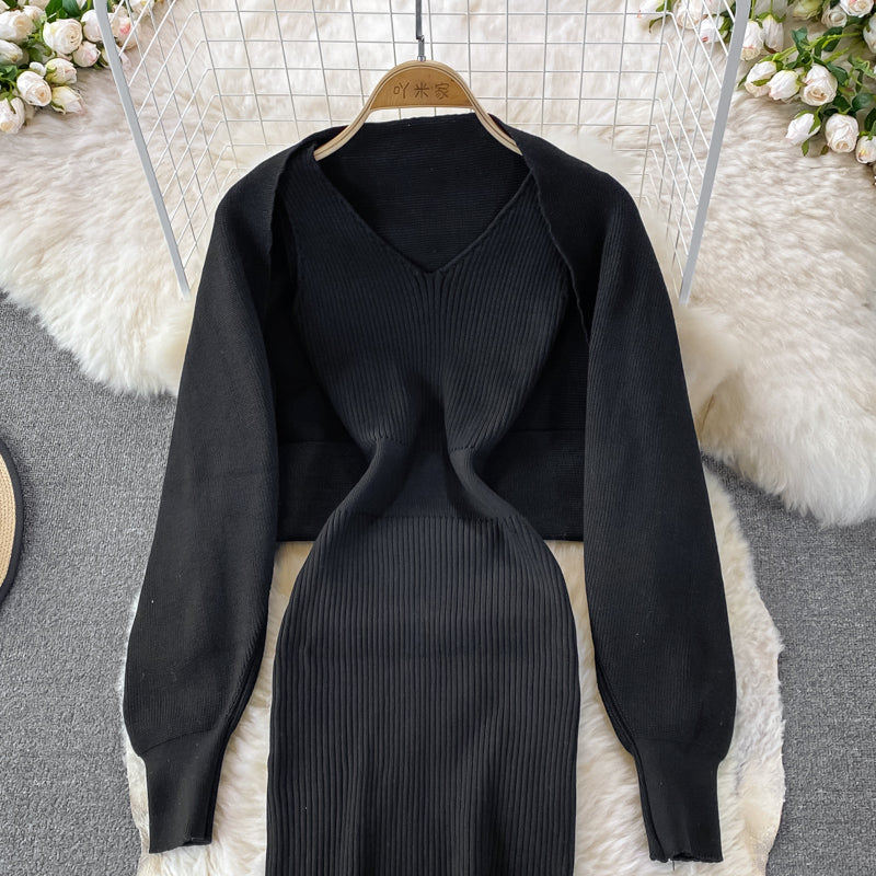 Robe portefeuille sexy à bretelles dos nu et élastique à la mode 3388