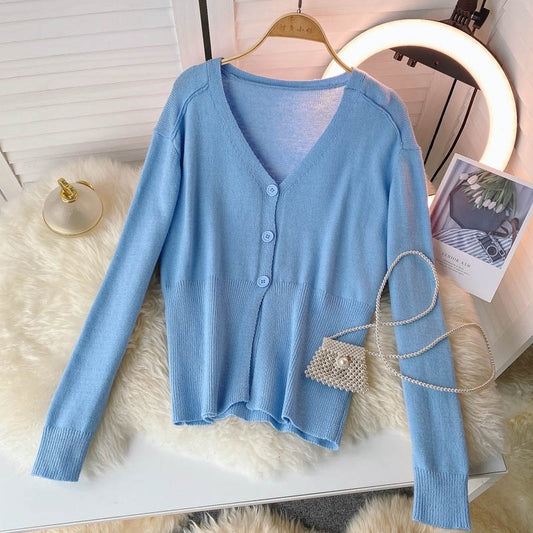 Pull fin paresseux tricoté pour femme automne 1593
