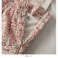 Hong Kong style retro floral high waist slim casual skirt  2637