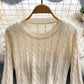 Pull torsadé pour femme Pull 1611