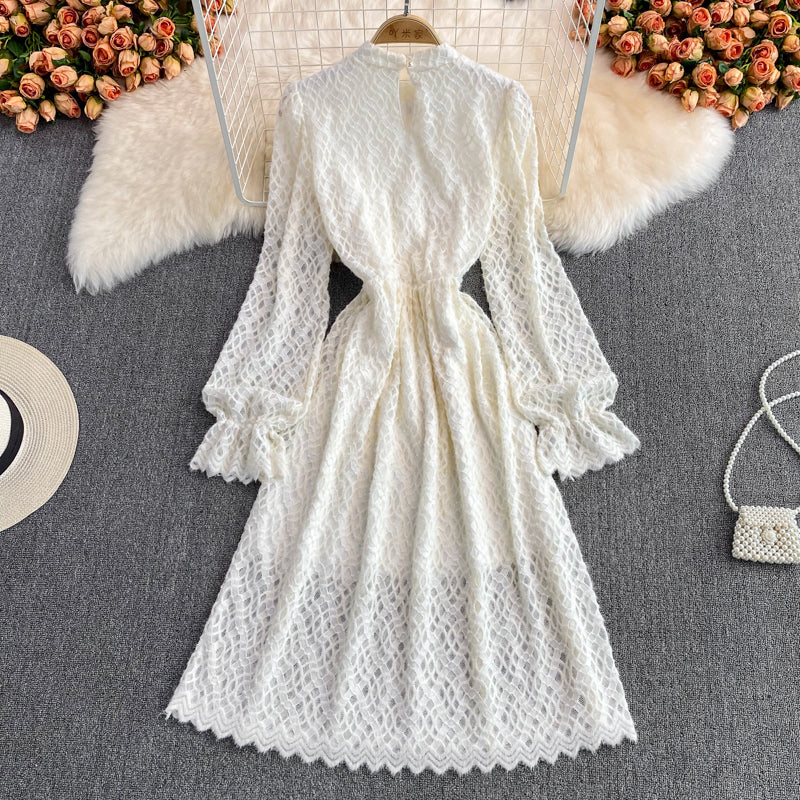 Jupe féerique au tempérament doux de style dame en dentelle 3394