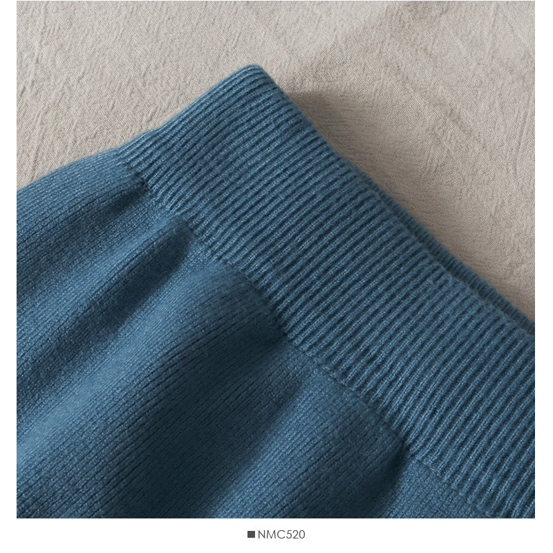 Slim and slim, medium and long split Knit Skirt, foreign style and versatile  2671
