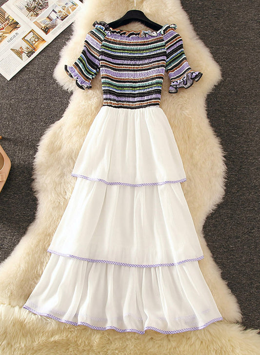 Sweet chiffon dress summer dress  1109