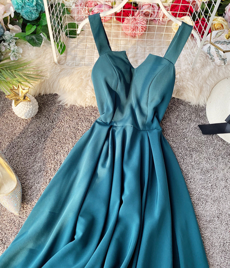 A-Linie rückenfreies Kleid Damenkleid 1225