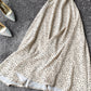 Cute A line polka dot dress summer dress  1105