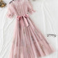 A line tulle dress with sequins fashion girl summer dress  1150