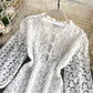Cute white embroidered top  998