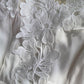 Robe dos nu en dentelle blanche pour fille 1167