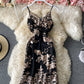 Black sequins short dress party dress  931
