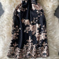 Black sequins short dress party dress  931