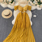 Stylish lace off shoulder dress  918