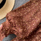 Uniquely designed floral stitching dress with removable neckline  904