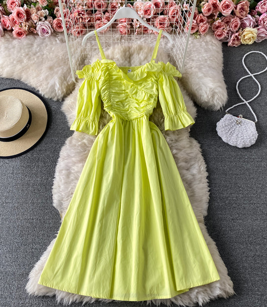 Cute A line short dress  849
