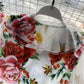 Stylish long sleeve floral dress  778