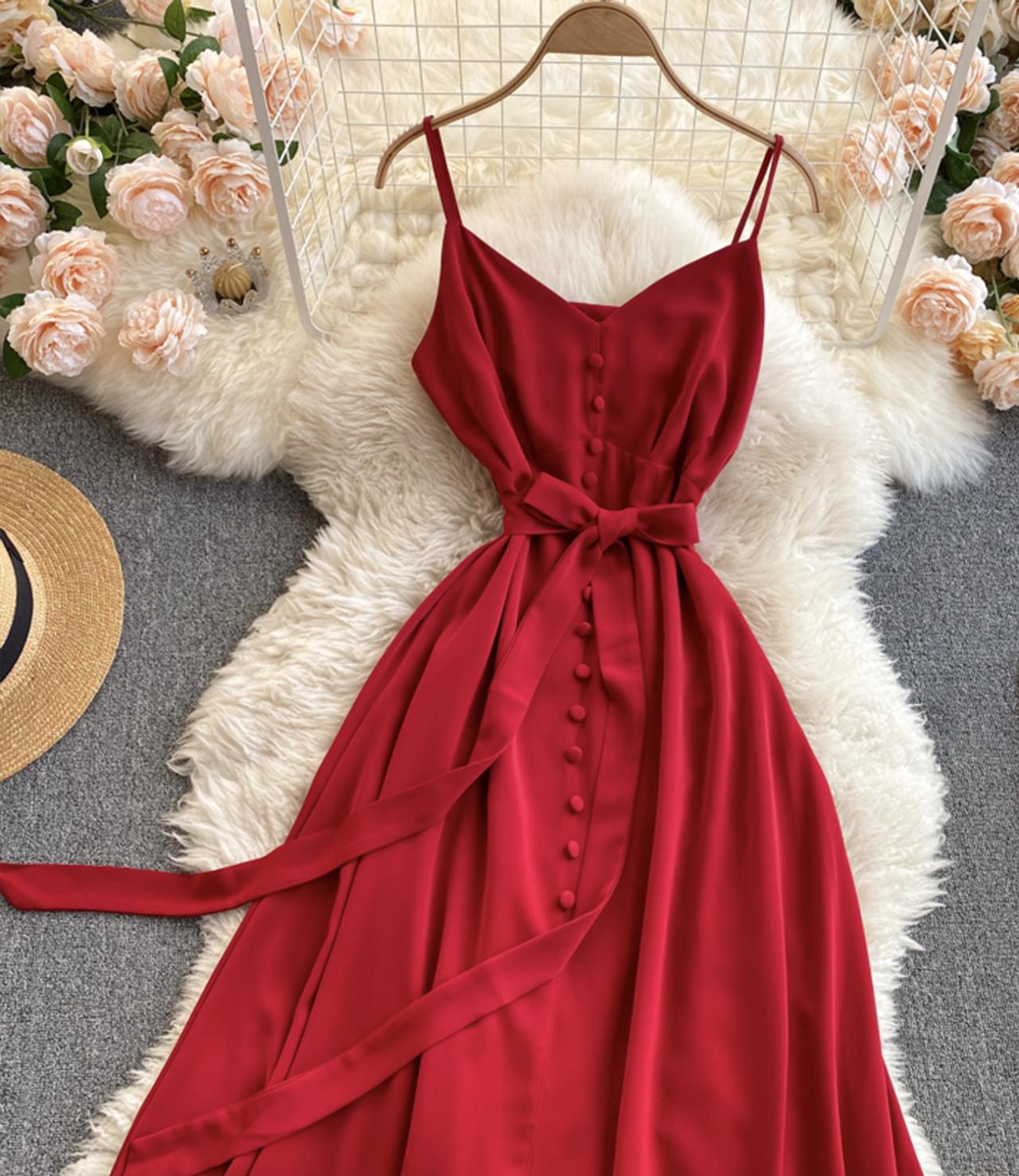 Cute A line chiffon dress fashion dress  740