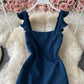 Cute A line short dress fashion dress  751