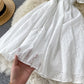 Simple A line short dress fashion girl dress  1036